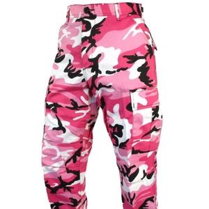 Soft pink army pants